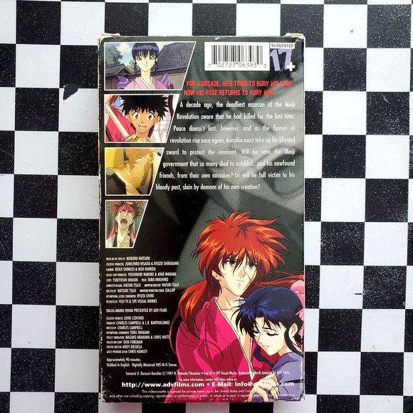 Samuari X : Rurouni Kenshin  The Motion Picture VHS 1997 - Picture 3 of 5
